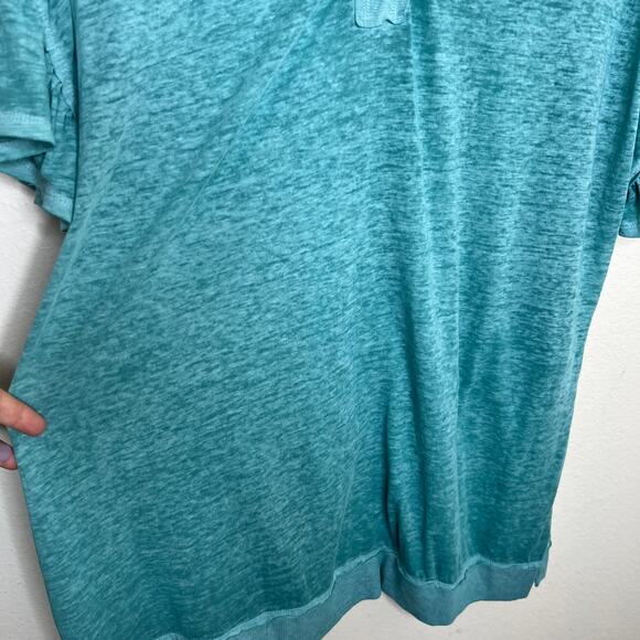 Live Well Lifestyle Teal Short Sleeve Oversized Tee XL - Picture 4 of 9